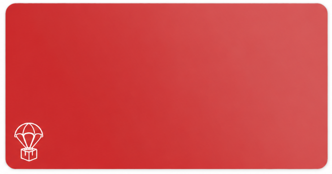 Red Mouse Pad With Logo